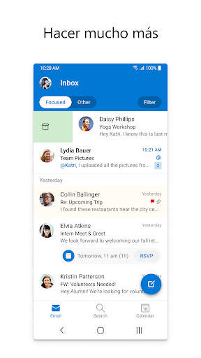 Microsoft Outlook screenshot 1