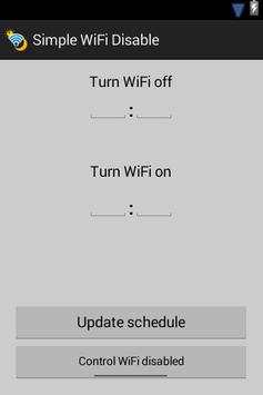Simple WiFi Disable screenshot 1