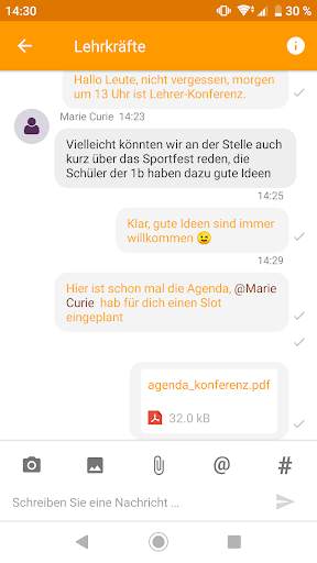 Untis Messenger screenshot 2