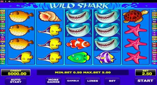 Wild Shark Slot screenshot 1