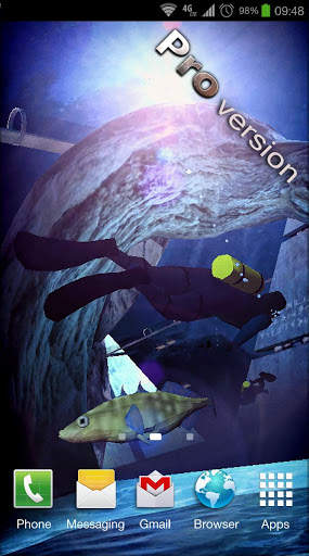 Atlantis 3D Free lwp screenshot 4
