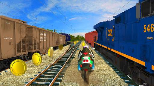 EZ Drive - Train Racer - Train Surfer, Bike Race screenshot 1