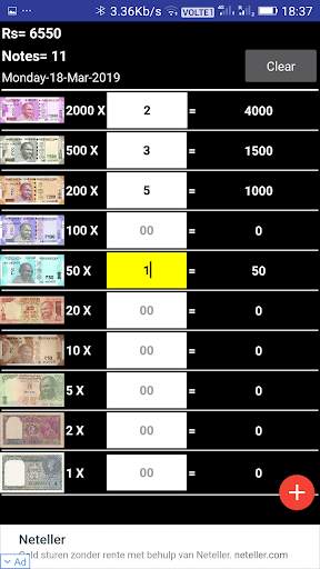 Indian Cash Calculator & Counter screenshot 3