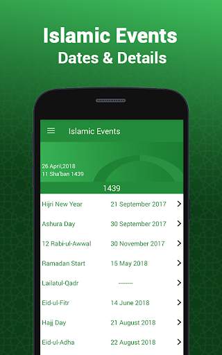 Hijri Islamic Calendar 2018 screenshot 2