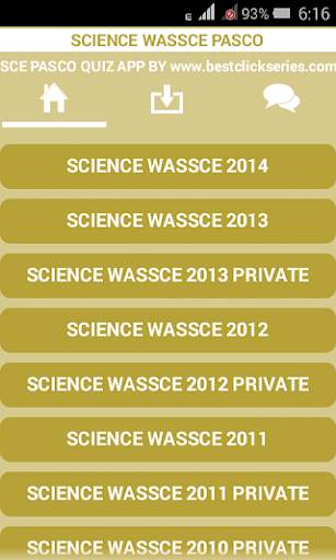Science WASSCE Pasco screenshot 1