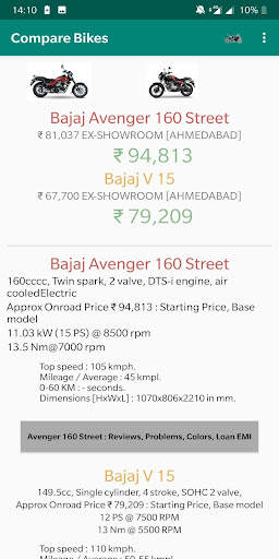 India Bikes : Price App : Revi screenshot 6