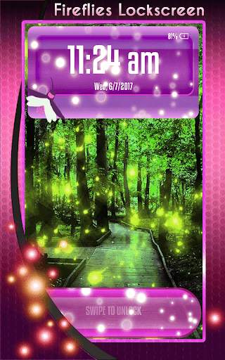 Fireflies Lockscreen screenshot 6