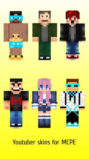 Youtubers skins for Minecraft screenshot 4