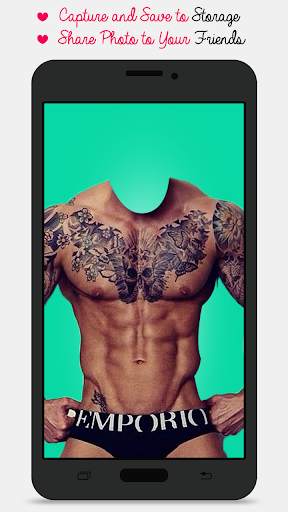 Man Tattoo Photo Suit screenshot 3