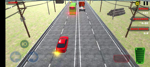 V8 Car Traffic Racer Simulator screenshot 1