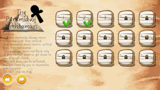 Mummy Maze LITE screenshot 2