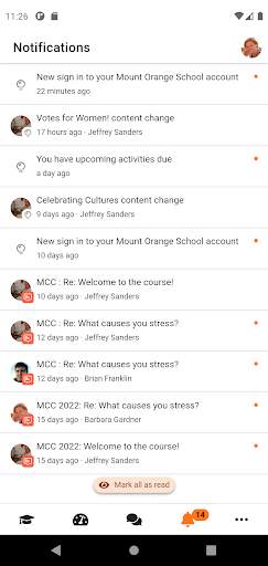 Moodle 6 تصوير الشاشة