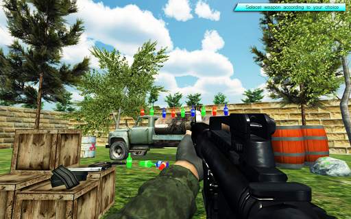 Gun Bottle Shooting Games 2022 screenshot 4