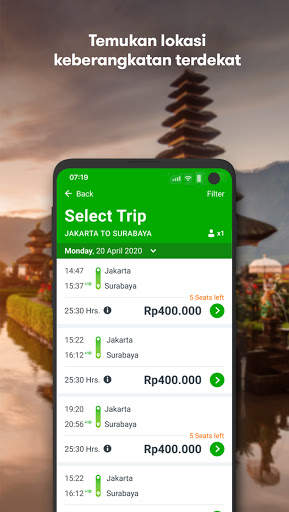 Bussr - Aplikasi Pemesanan Tiket Bus di Indonesia screenshot 2