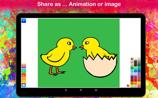 Glitter Bird Coloring Pages Game for kids🐦 screenshot 16