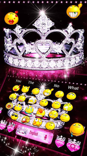 Diamond Crown Keyboard Theme screenshot 3