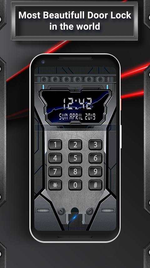 Rotary Door Screen Lock- (Keypad Screen Lock) screenshot 2