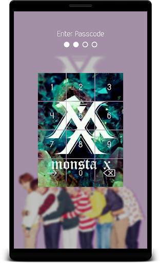MONSTA X Lock Screen 5 تصوير الشاشة