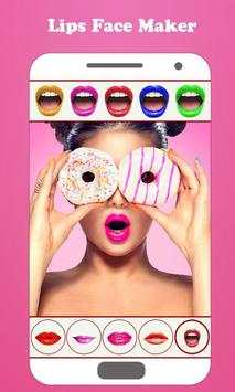 Lips Face Maker Camera 6 تصوير الشاشة