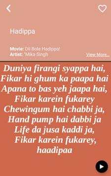 Hit Rani Mukherjee's Songs Lyr screenshot 6