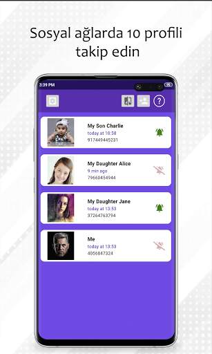 Whatson - Whatsap Tracker (Son Görülen, Çevrimiçi) screenshot 1