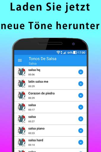 Kostenlose Salsa-Musik-Klingeltöne screenshot 1