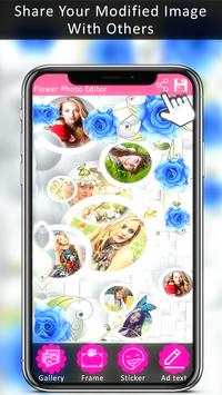Flower 3D Photo Editor स्क्रीनशॉट 6