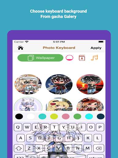 Keyboard Theme for gacha screenshot 6