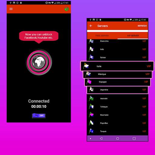 Siphon Pro VPN Freedom on the internet & Unblock screenshot 2