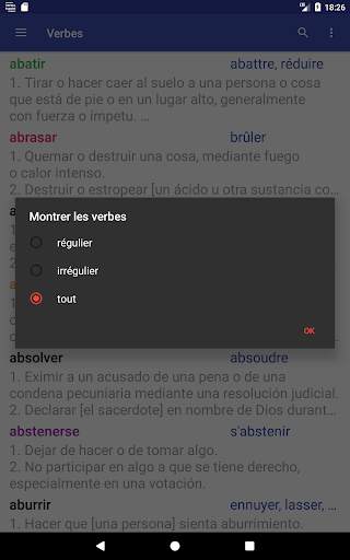 Verbos Español screenshot 11