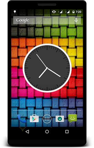 Analog Clock Live Wallpaper screenshot 5