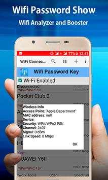 Wifi Password Show & wifi Analyzer 2019 screenshot 3