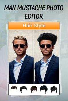 Man Mustache And Hair Style screenshot 3