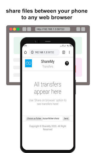xShare - إرسال ومشاركة 2 تصوير الشاشة