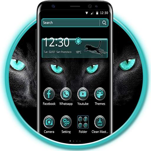 Blue Leopard Eyes Theme 1.1.3