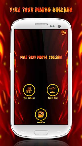 Fire Text Photo Collage screenshot 3