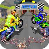 Chained Bike Rider 2017: Real Traffic Racing Games logo