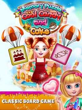 Crazy Memory Puzzle - Cool Candy and Cake screenshot 1