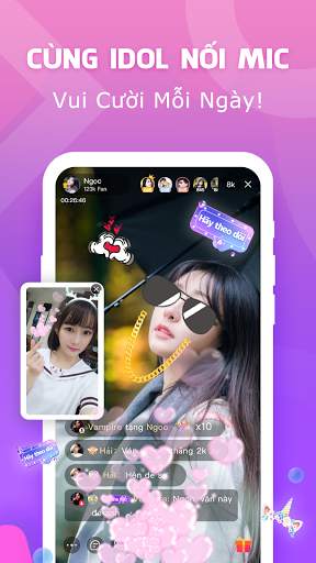 Karaoke Now！- Hát livestream & voice chat kết bạn screenshot 1