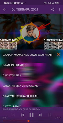 DJ ADUH MAMAE ADA COWOK BAJU HITAM OFFLINE screenshot 2
