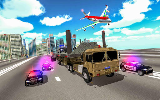 Police Robot Transport Car screenshot 3