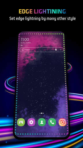 Edge Lighting – Round Color, Border Light App screenshot 3