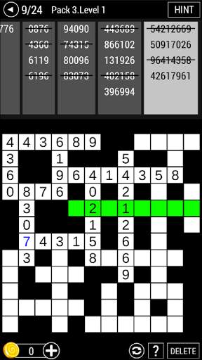 Number Crosswords скриншот 2