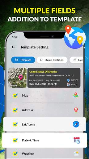 GPS timestamp camera screenshot 5