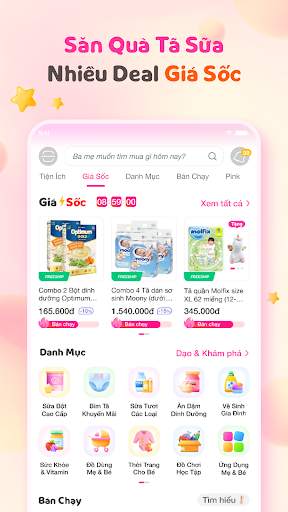 Con Cưng - Tã Sữa Khuyến Mãi screenshot 2