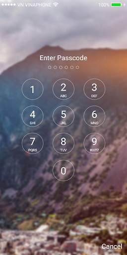 Lock Screen OS 10 - Phone7 screenshot 2
