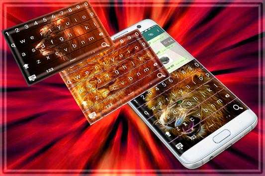 fire lion keyboard theme screenshot 4