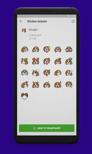 STIKRZ - Dogs Stickers for WhatsApp WAStickerApps screenshot 2