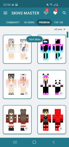 Skins-MASTER for Minecraft screenshot 2