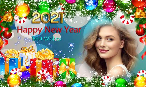 New Year Photo Frames 2021,New Year Greetings 2021 screenshot 1